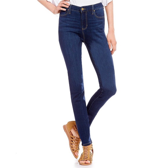 Liverpool Jeans Company Denim - Liverpool Dark Wash High Rise Ankle Skinny Jeans